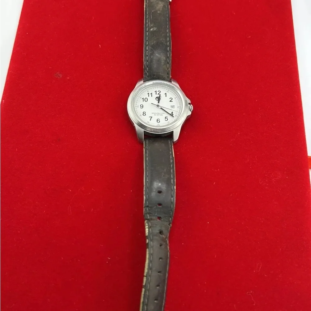 Indiglo Stainless Steel Water Resistant 50M Watch #161 New Battery